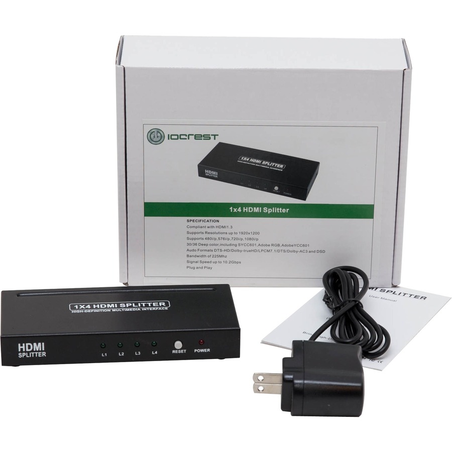 4 PORT HDMI 1.3 SPLITTER BOX