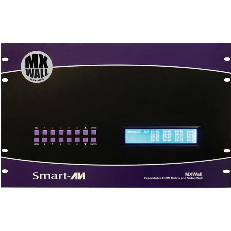 16X16 HDMI MATRIX WITH INTEGRATED VIDEO