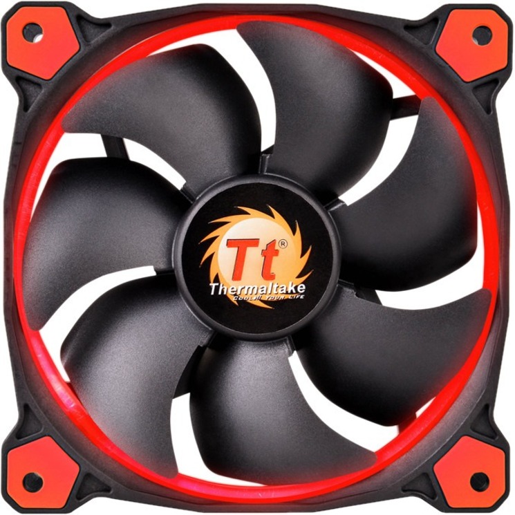 THERMALTAKE RIING 12 SERIES HIGH STATIC PRESSURE 120MM CIRCULAR RED LED RING CAS