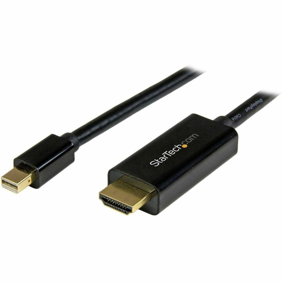 6.6FT PASSIVE MINI DISPLAYPORT TO HDMI CABLE CONNECTS HDMI MONITOR/DISPLAY - 4K