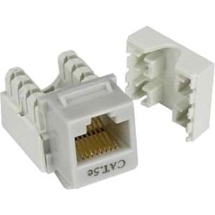 CAT5E KEYSTONE JACK 110 TYPE GRAY