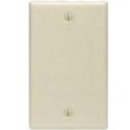 BLANK WALL PLATE, SINGLE GANG, IVORY
