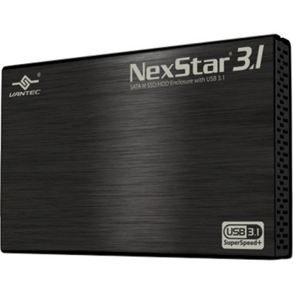 Vantec (NexStar 3.1) - Boîtier pour disque dur / disque SSD SATA III 6 Gbit/s vers USB 3.1 gen. II type A de 2,5 po (NST-270A31-BK)