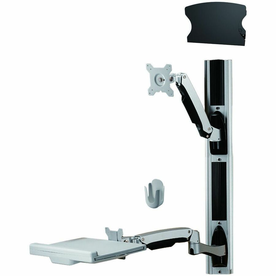 SIT-STAND COMBO WORKSTATION WALL MOUNT SYSTEM.