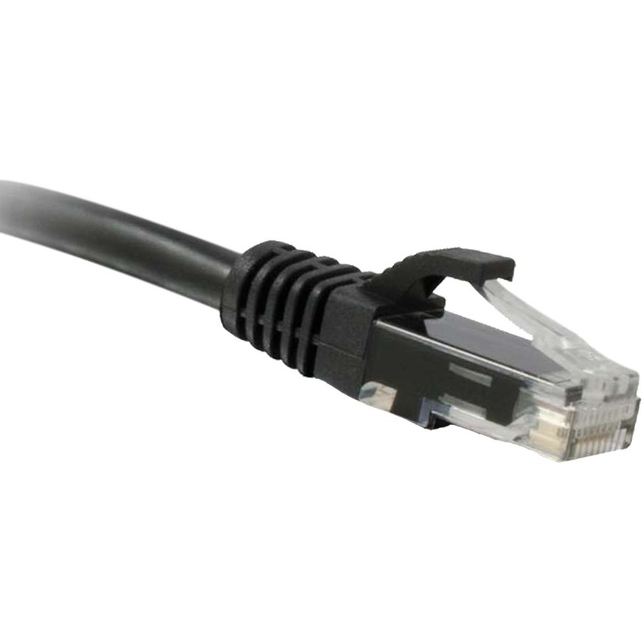 ENET CAT5E BLACK 35 FOOT PATCH CABLE WITH SNAGLESS MOLDED BOOT (UTP) HIGH-QUALIT