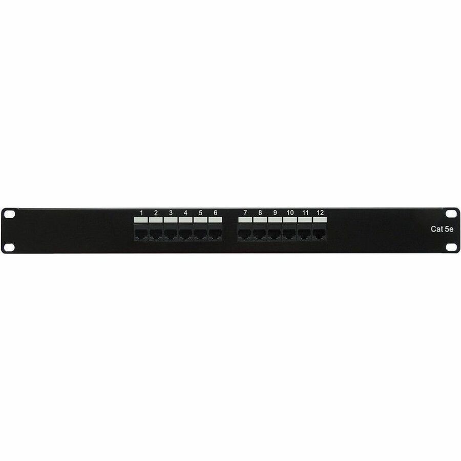 12PORT 1RMU CAT5E CAT5E PATCH PANEL