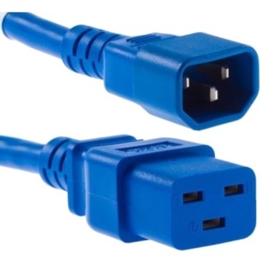 POWER CORD C14 TO C19 15AMP, BLUE, 5FT