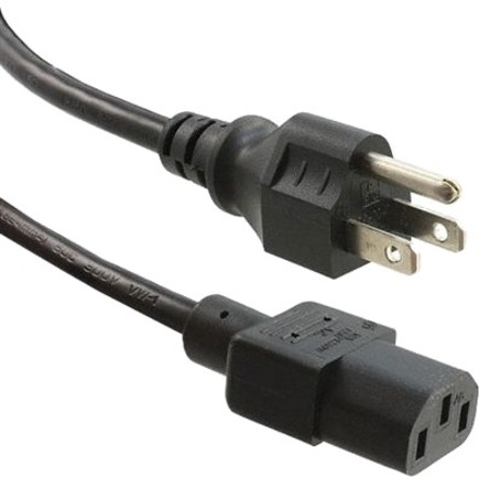 UNC 04FT NEMA 5-15P TO IEC C13 POWER CORD (BLACK) DELIVERS RELIABLE POWER FOR IT