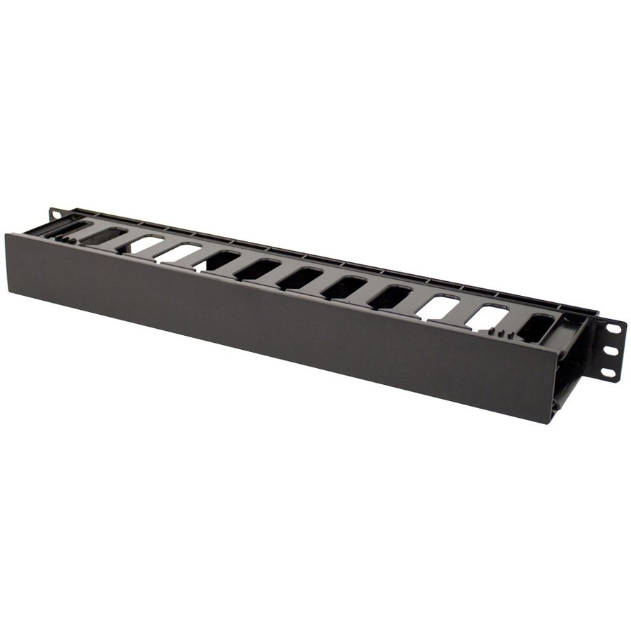 1U HORIZONTAL CABLE MANAGEMENT WITH COVER