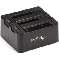 StarTech USB 3.1 Gen 2 (10Gbps) Dual-Bay Dock for 2.5"/3.5" SATA SSD/HDDs with UASP - 2 x Total Bay - 2 x 2.5"/3.5" Bay - UASP Support - Serial ATA/600 - USB 3.1 - Plastic (SDOCK2U313)