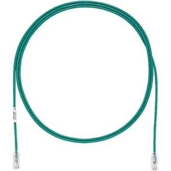Panduit CAT6 20 ft Green UTP 28 AWG | RJ-45 Patch Cable, LSZH