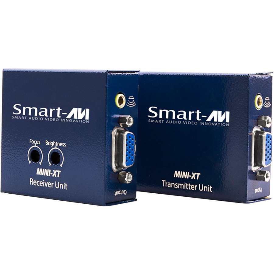 1-PORT VGA EXTENDER WITH AUDIO OVER CAT5E6. INCLUDES MINI-XT-RX, MINI-XT-TX, 2XP