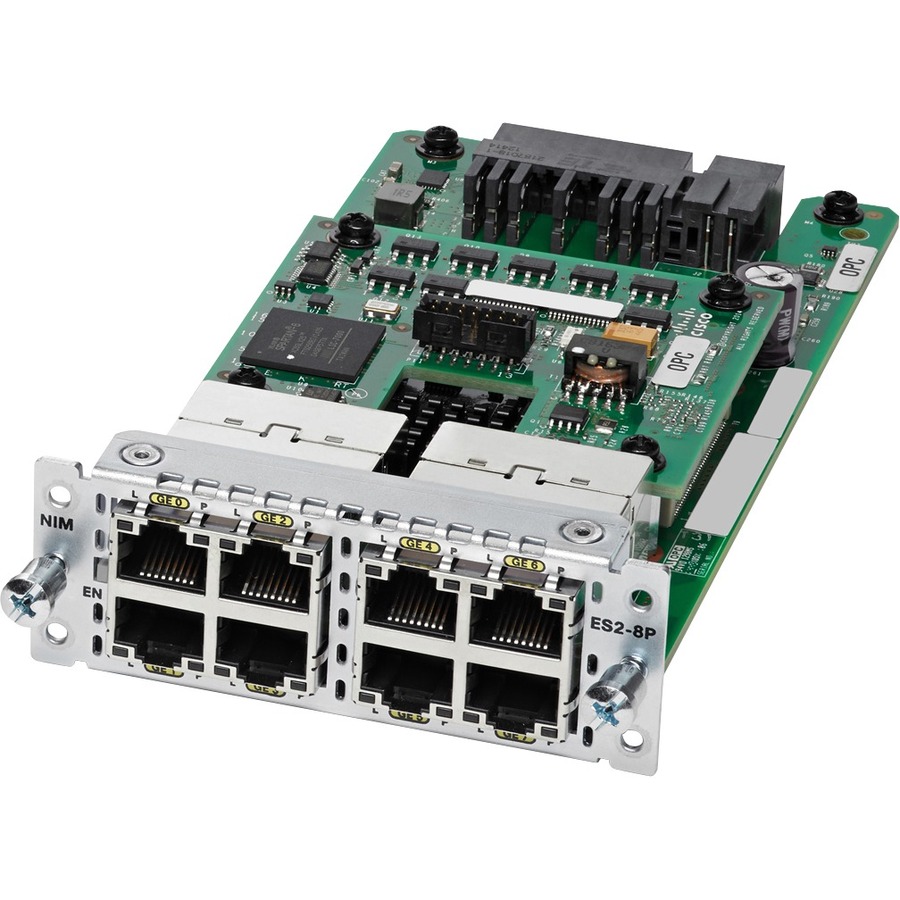 8-PORT POE/POE+ LAYER 2 GE SWITCH NETWORK INTERFACE MODULE