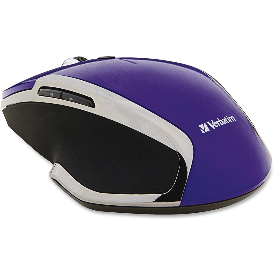 Wireless Notebook 6-Button Deluxe LED Mouse, Purple