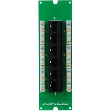 6PORT CAT5E DATA BOARD FOR MDU ENCLOSURE