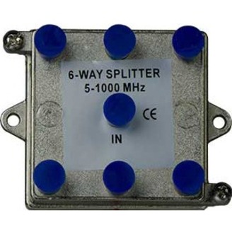 6 WAY 1GHZ SPLITTER