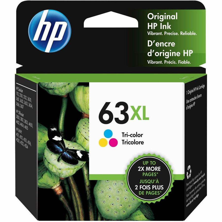 HP 63XL TRI-COLOR INK CARTRIDGE