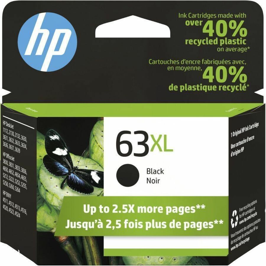 HP 63XL BLACK INK CARTRIDGE