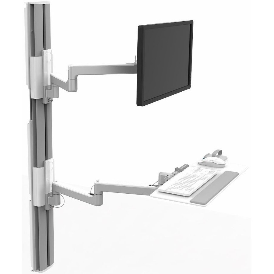 V/FLEX WALL STATION - 48IN TRK, STRT ARM