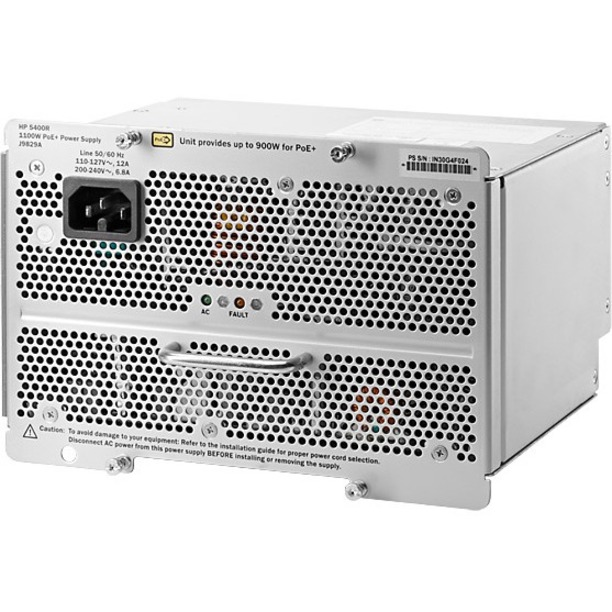 HPE ARUBA NETWORKING 5400R 1100W POE+ ZL2 POWER SUPPLY