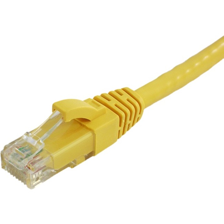 LYNN CHOICE SERIES 2FT CAT6 ETHERNET CABLE - SNAGLESS SHIELDED - YELLOW