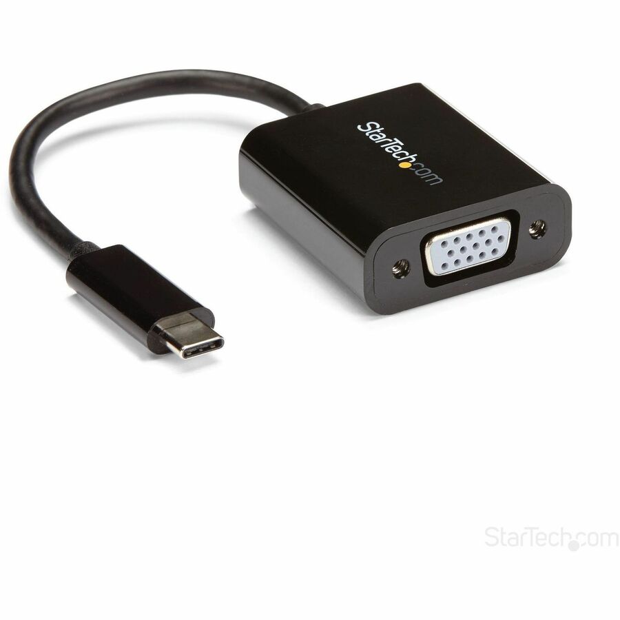 CONNECT YOUR MACBOOK, CHROMEBOOK OR LAPTOP WITH USB-C TO A VGA MONITOR/PROJECTOR