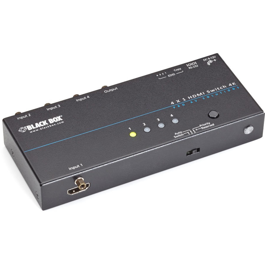 ENABLES SWITCHING BETWEEN 1 HDMI SOURCE TO 1 DISPLAY. SUPPORTS RESOLUTIONS UP TO