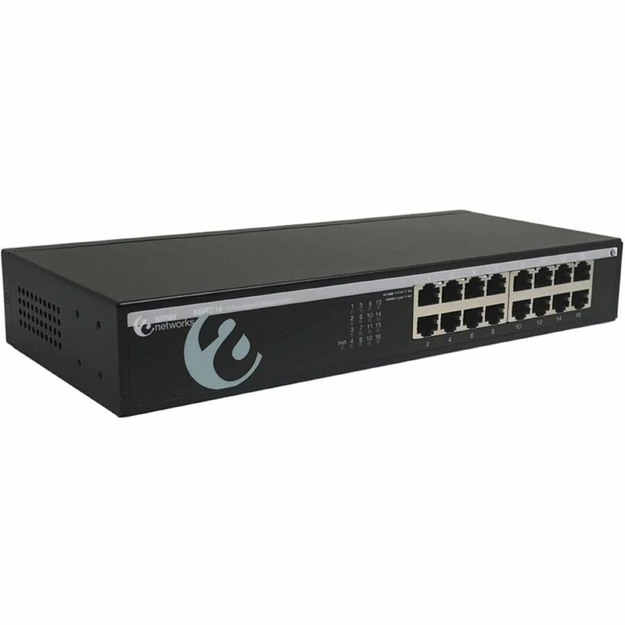 10/100/1000BASE-T 16 PORT GIGABIT ETHERNET SWITCH. RACKMOUNT KIT INCLUDED. FANLE