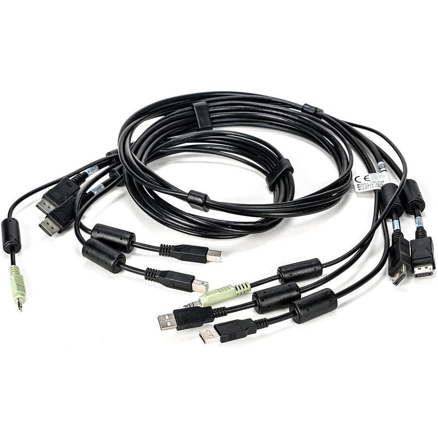 6FT CABLE 2-DISP PORT/2-USB/1-AUDIO CABLE ASSEMBLY