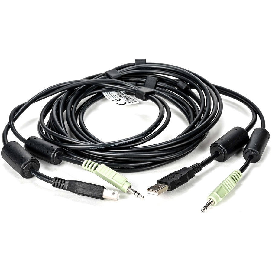 10FT CABLE ASSY 1-USB/1-AUDIO