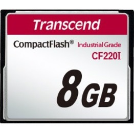 TRANSCEND 8G INDUSTRIAL CF CRD (UDMA5), BULK - TS8GCF220I - FLASH TYPE: SLC NAND
