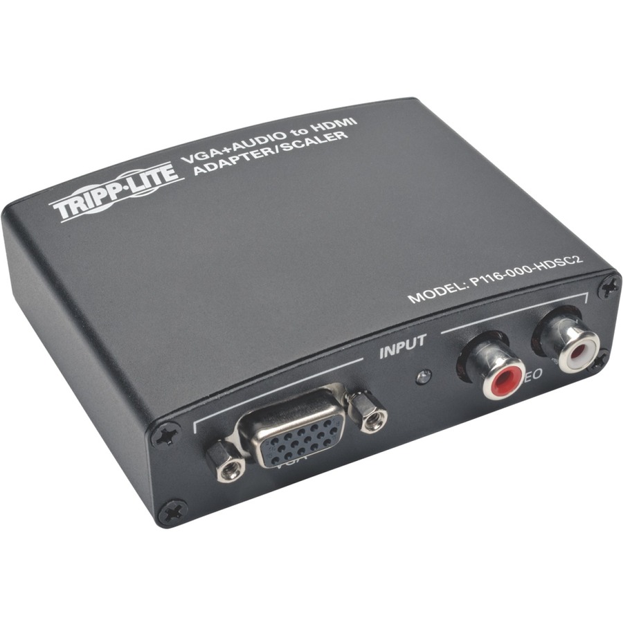 EATON TRIPP LITE SERIES VGA WITH RCA STEREO AUDIO TO HDMI CONVERTER WITH SCALER