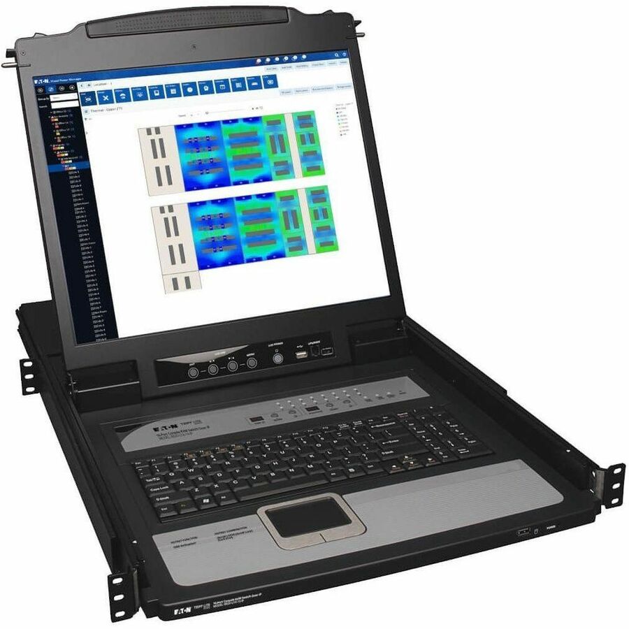 Netdirector 16-Port 1u Rack-Mount Console IP Kvm Switch with 19 In. LCD