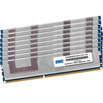 32.0GB (8 X 4GB) OWC PC8500 DDR3 1066MHZ ECC DIMM MEMORY UPG