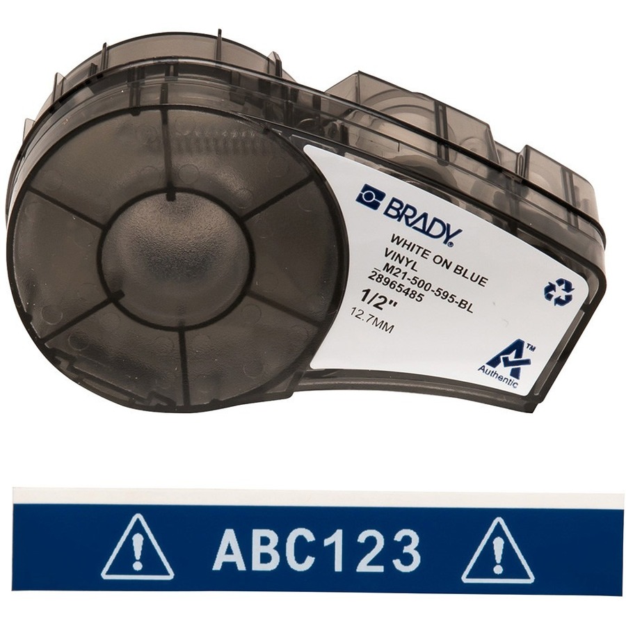 LABEL TAPE - 0.5IN X 21FT - THERMAL TRANSFER - BMP21-LAB, BMP21-PLUS, IDPAL, LAB