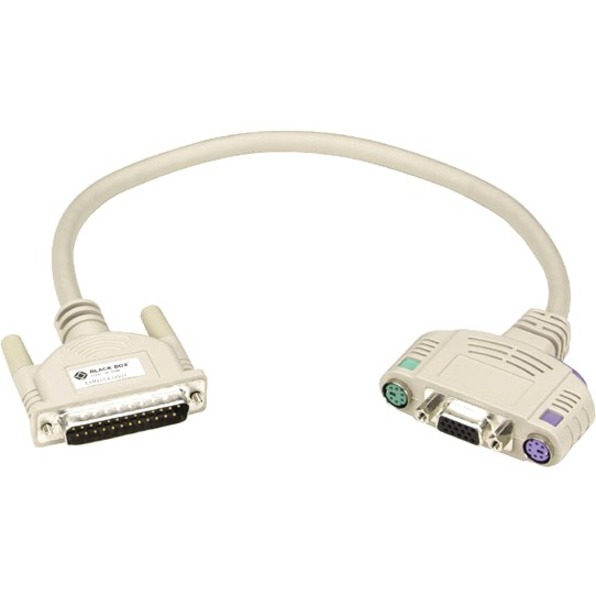 KVM USER CABLE - KEYBOARD/MONITOR/MOUSE CABLE WITH AUDIO, PS, PS/2 STANDARD, 10-
