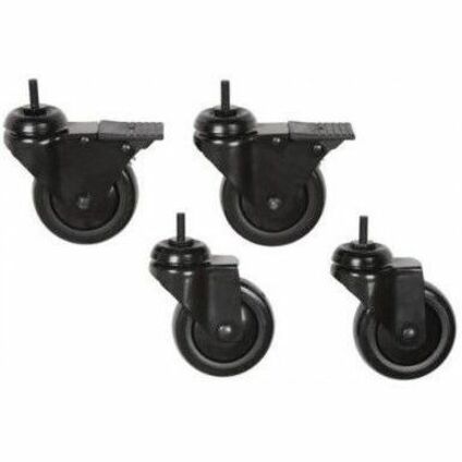 THIS CAST IS A SET OF FOUR 3IN CASTERS FOR USE WITH BW SERIES STANDS.