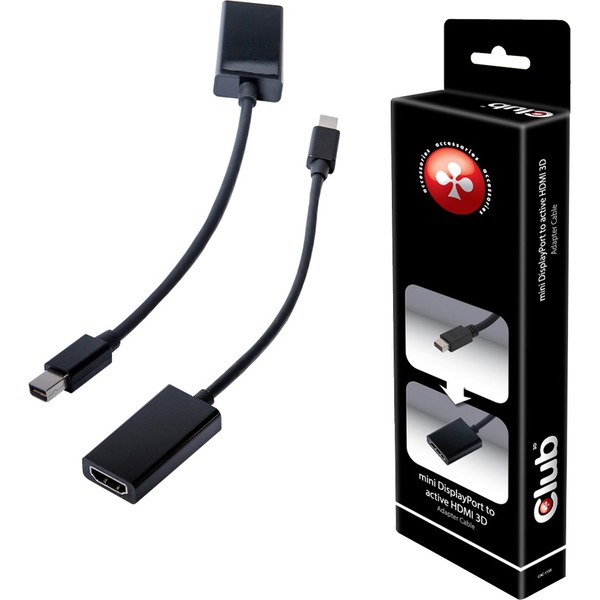 CLUB 3D MiniDisplay Port to an Active HDMI 3D Connection Adapter