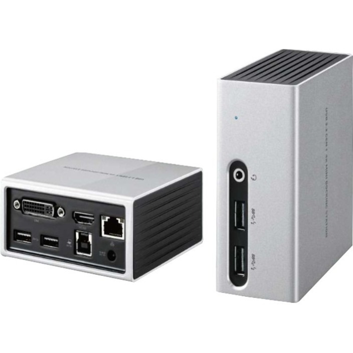 THE CLUB 3D MINI DOCKING STATION ALLOWS YOU TO EXPAND THE OUTPUTS OF YOUR LAPTOP