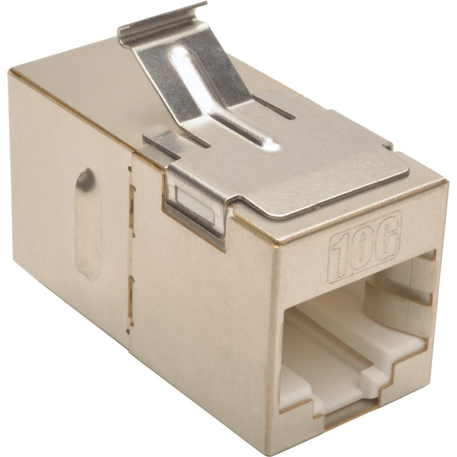 EATON TRIPP LITE SERIES CAT6A STRAIGHT-THROUGH MODULAR SHIELDED IN-LINE SNAP-IN