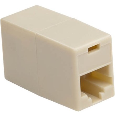 CAT5E RJ45 IN-LINE COUPLER. 2/CLAMSHELL.