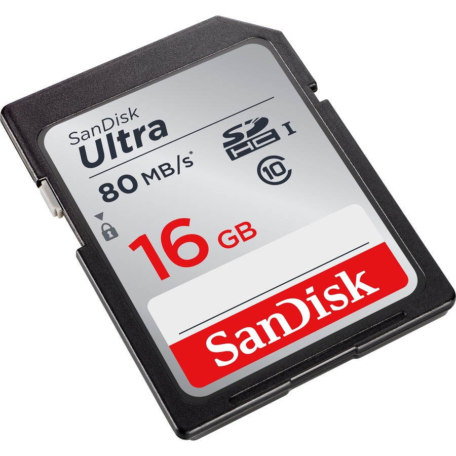 SANDISK ULTRA SDHC MEMORY CARD, 16GB, SDSDUNC-016G-AN6IN, CLASS 10/UHS-I