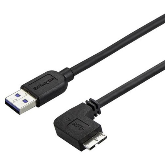 20IN A TO RIGHT ANGLE MICRO USB CABLE M/M SLIM 5GBPS
