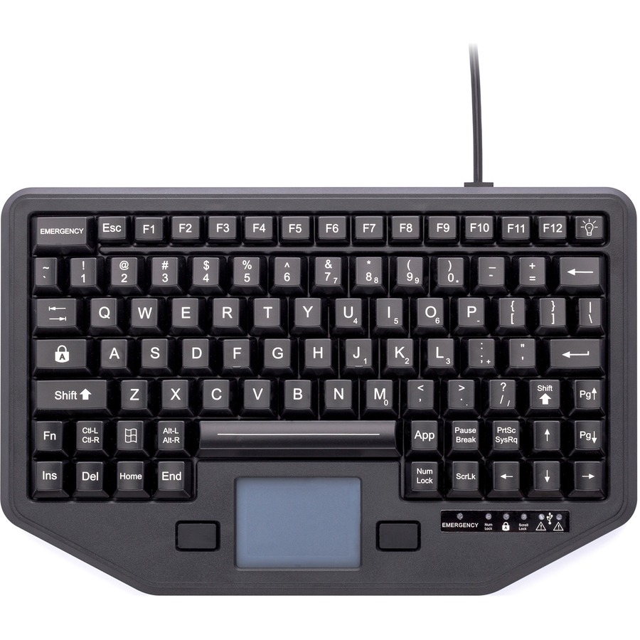 BACKLIT, FULL TRAVEL KEYBOARD WITH INTEGRATED TOUCHPAD AND USB CABLE - THE KEYBO