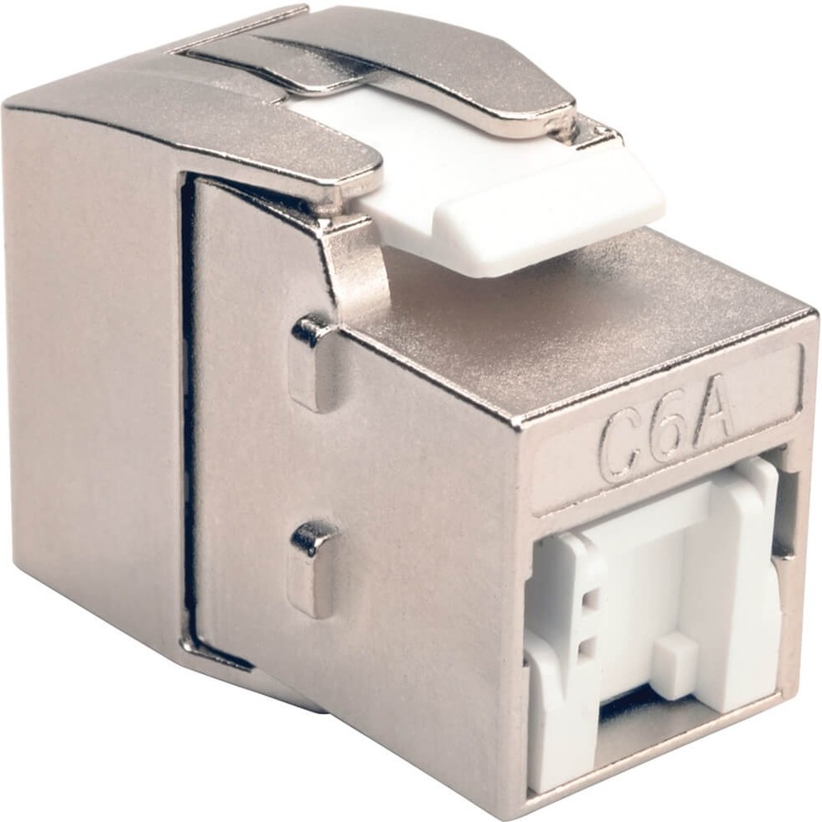 EATON TRIPP LITE SERIES TOOLLESS SHIELDED CAT6A KEYSTONE JACK, POE/POE+ COMPLIAN