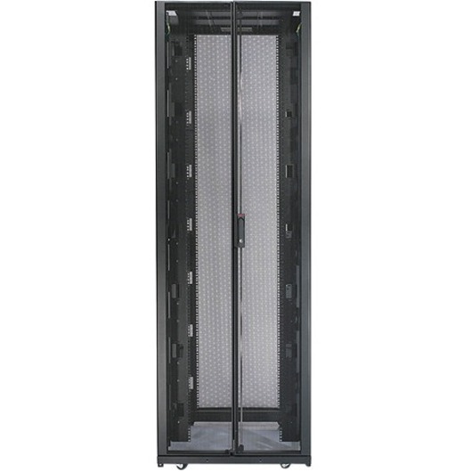 NETSHELTER SX 48U 750MM WIDE X 1070MM DEEP ENCLOSURE WITH SIDES BLACK -2000 LBS.