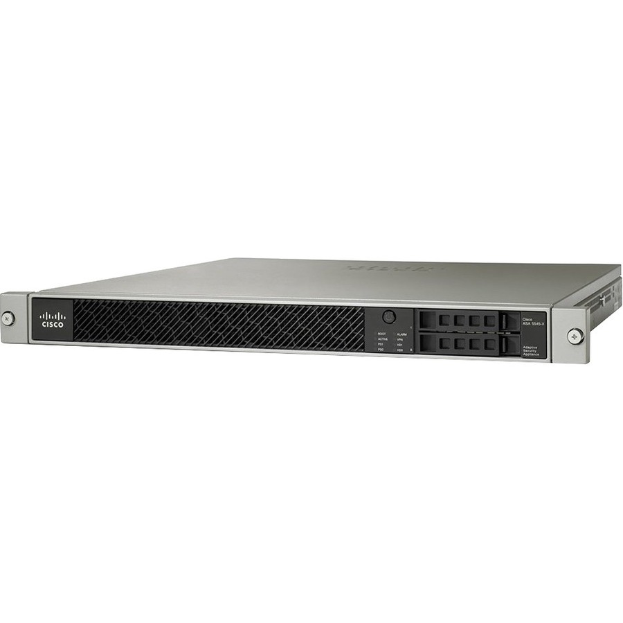 ASA 5545-X WITH SW, 8GE DATA,1GE MGMT,AC, DES REMANUFACTURED