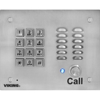 VOIP STAINLESS STEEL ENTRY PHONE BY VIKING ELECTRONICS