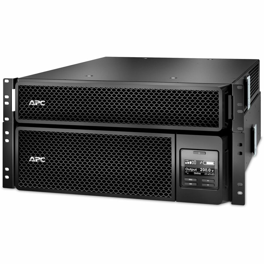 APC SMART-UPS ON-LINE, 5KVA, RACKMOUNT 5U, 208V, 12 5-20R+2 L6-20R+2 L6-30R NEMA