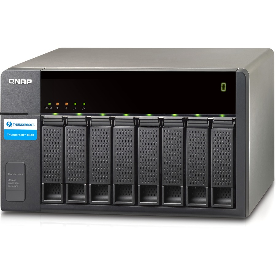 QNAP 8-BAY THUNDERBOLT 2 STORAGE EXPANSION ENCLOSURE, DESIGNED FOR TVS-871T SERI